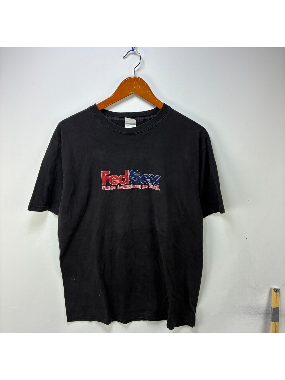 Vintage Fed Sex FedSex Funny Parody T shirt Faded XL